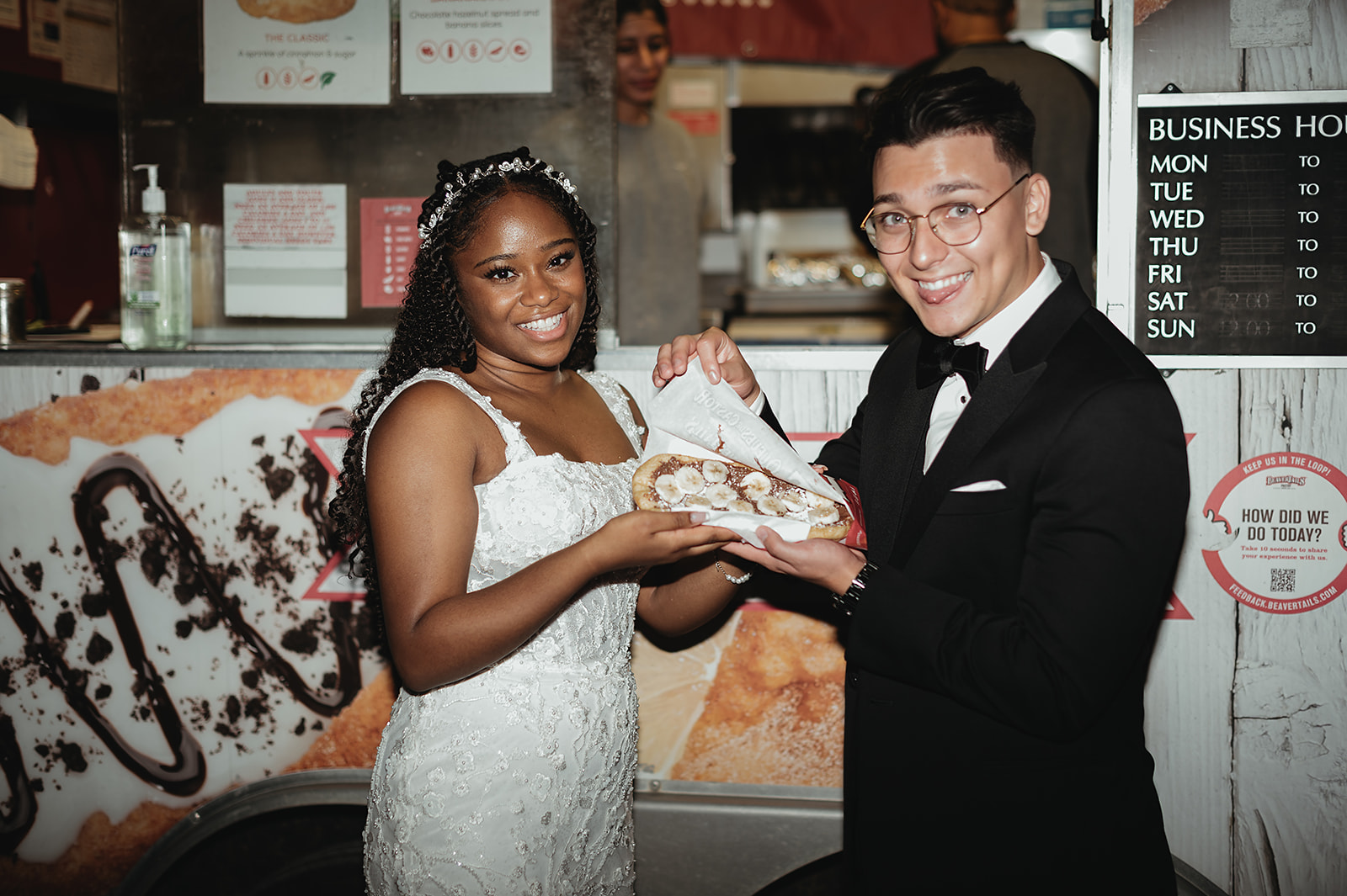 Beaver Tails at wedding reception Darby Mitchell Photography