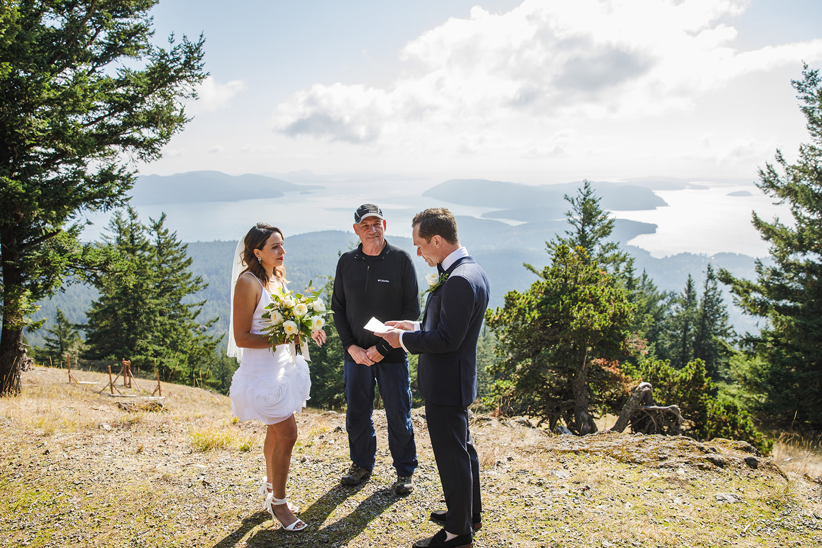 Ceremony On Mount Constitution on Orcas Island