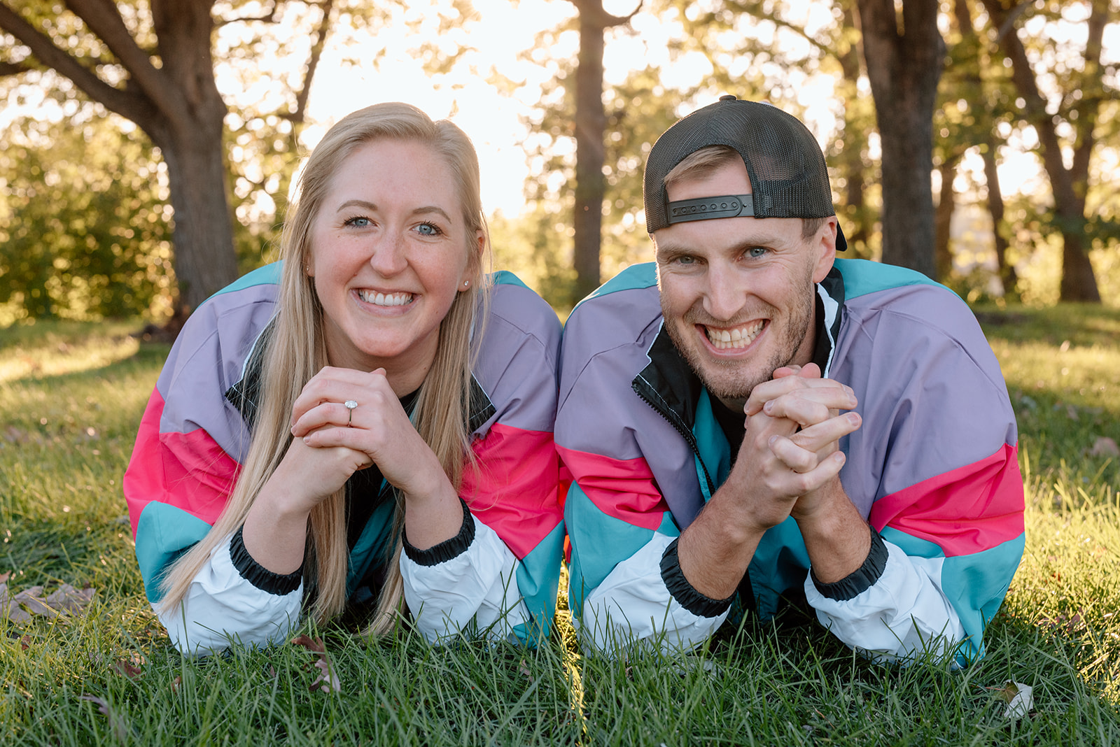 Goofy photos for engagement session