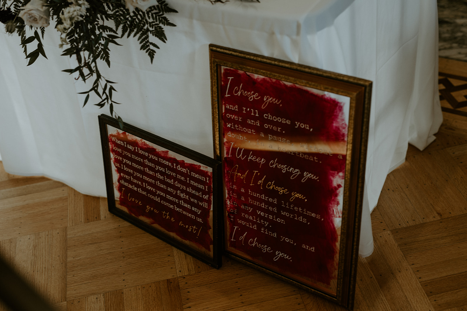 Wedding Details at Cecil Green Park House