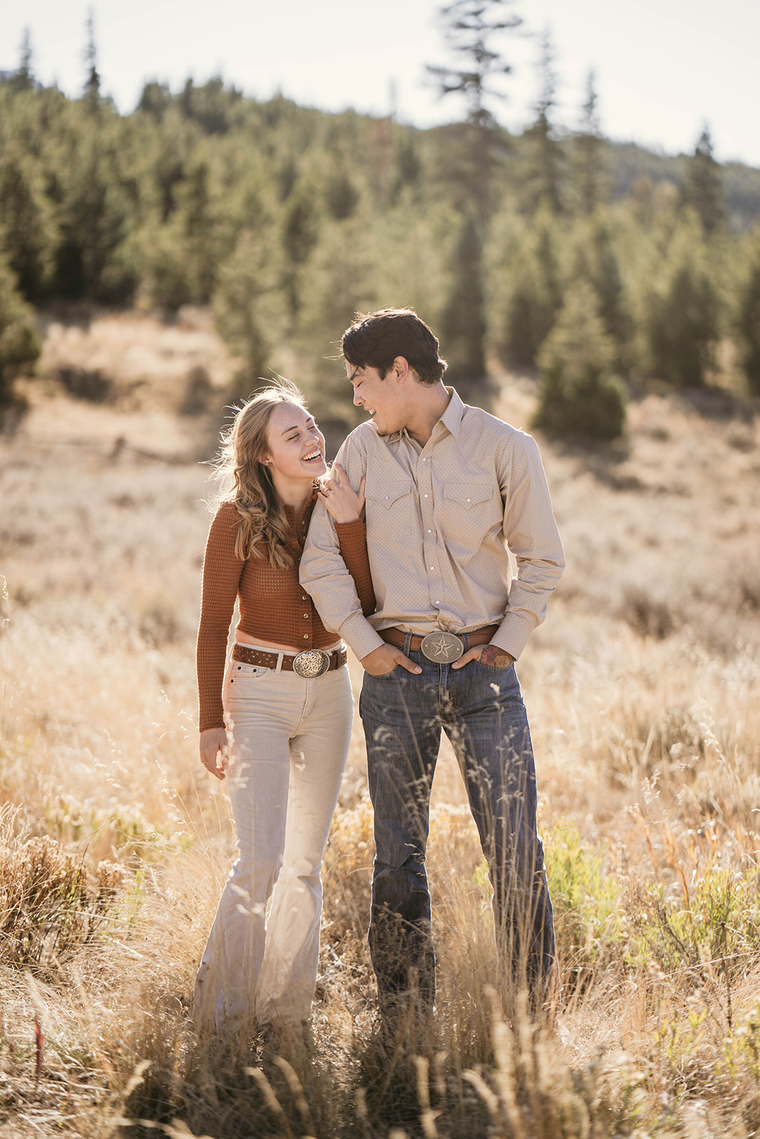 Mountain Meadow Autumn Engagement Session