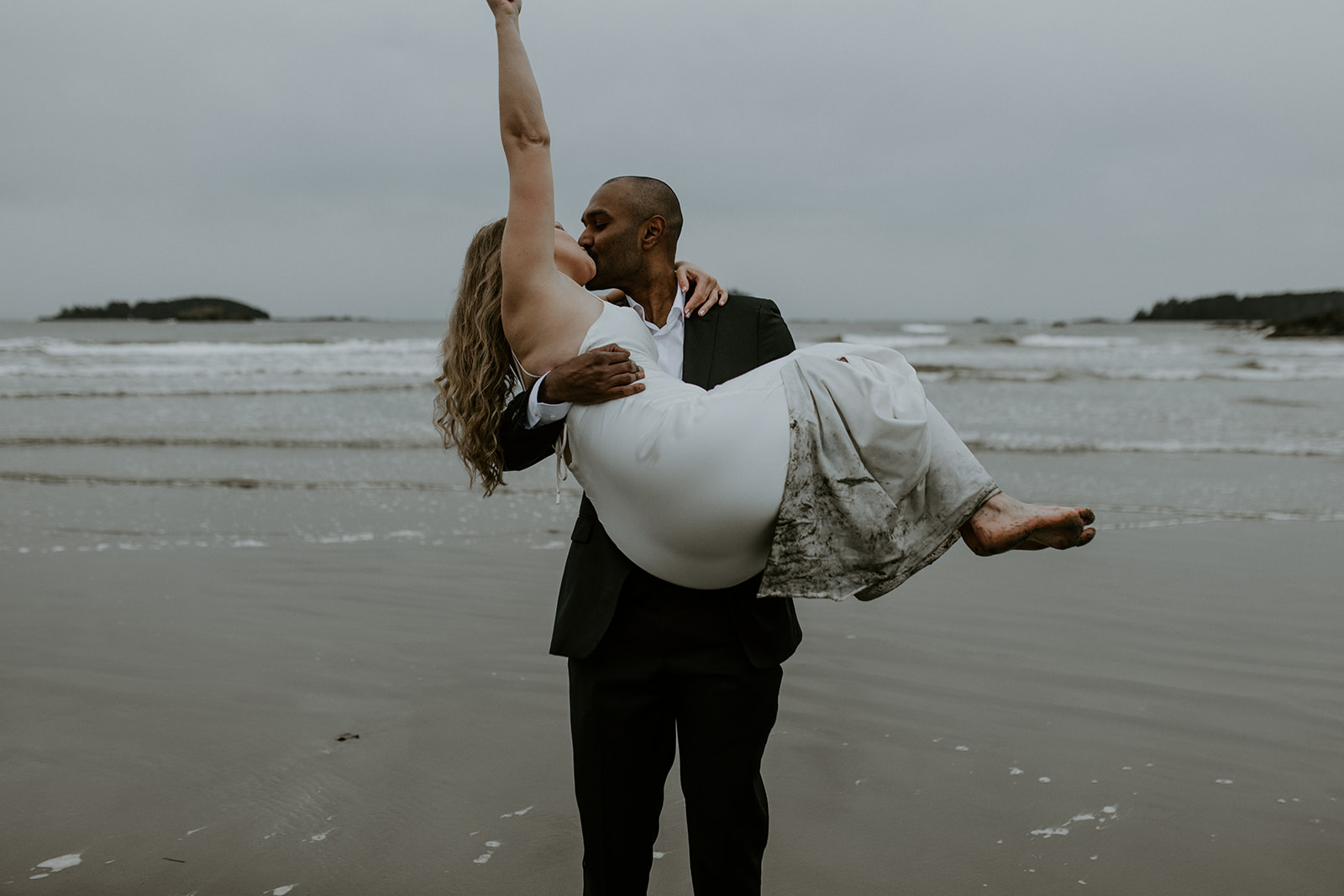 Beach Elopement Photography in Tofino BC