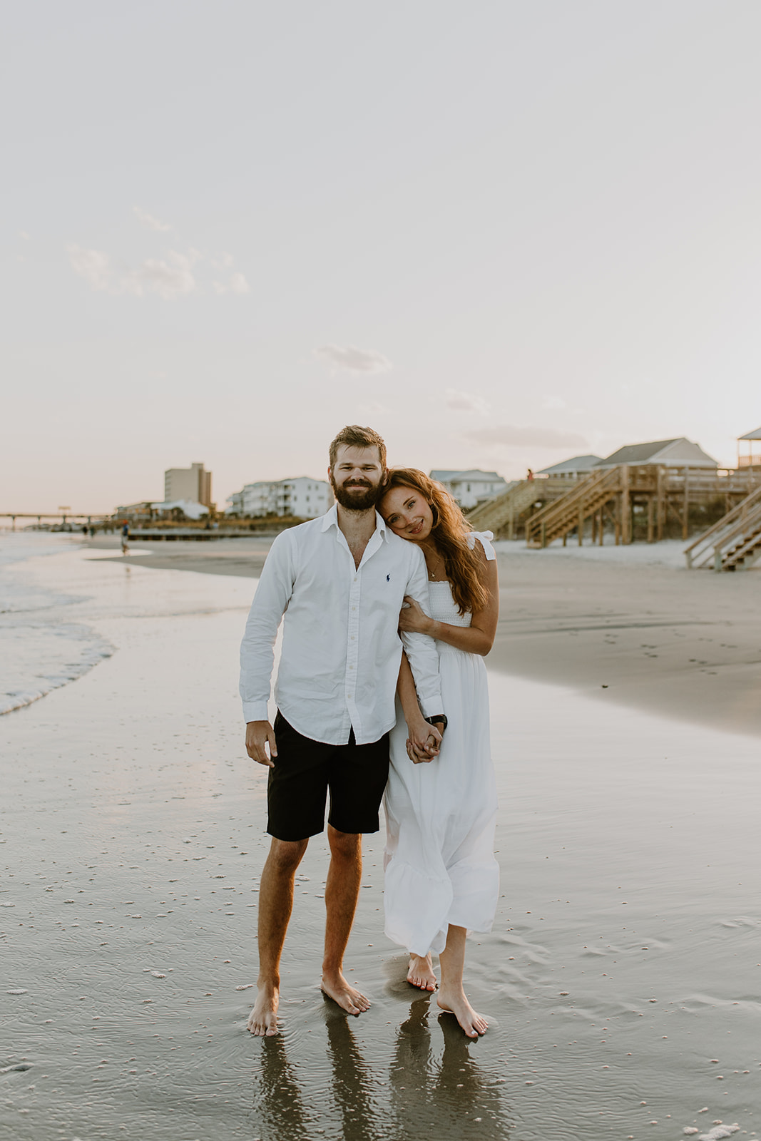 Couple session on Folly Beach in Charleston, South Carolina by Sullivan Taylor, wedding and elopement photographer