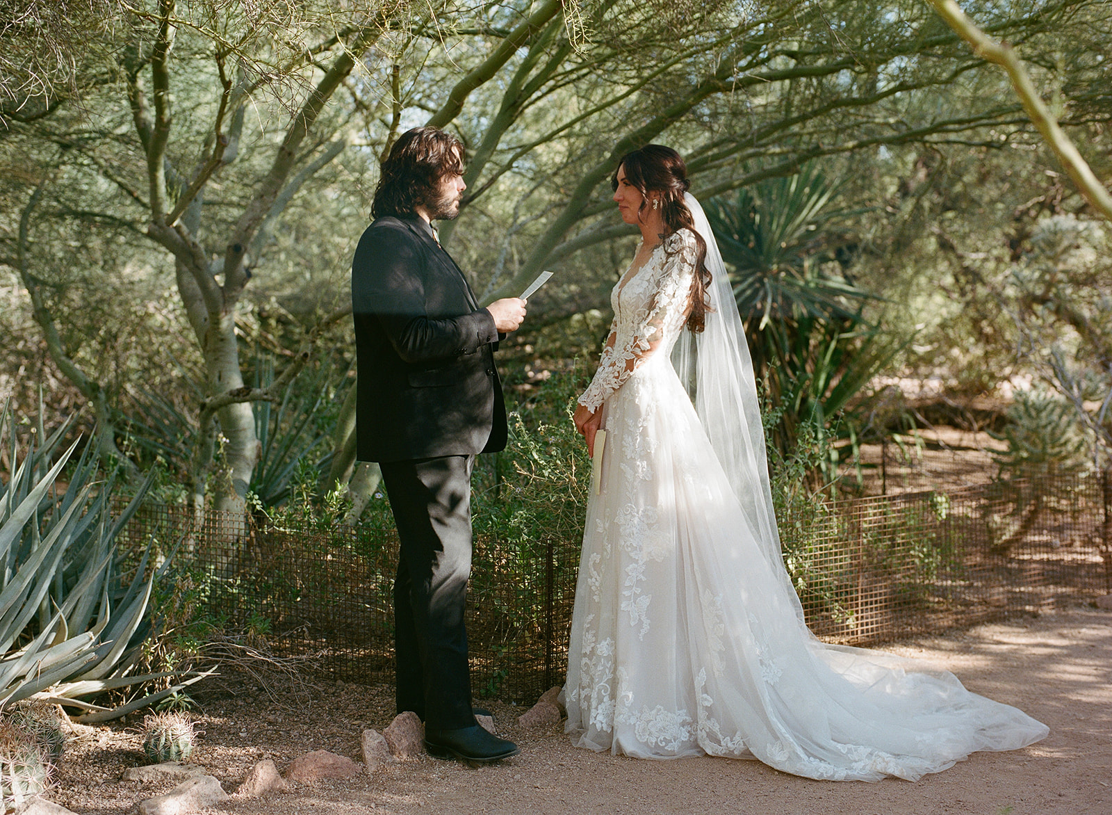 35mm film documentary editorial luxury desert wedding phoenix arizona destination brianna kirk photography