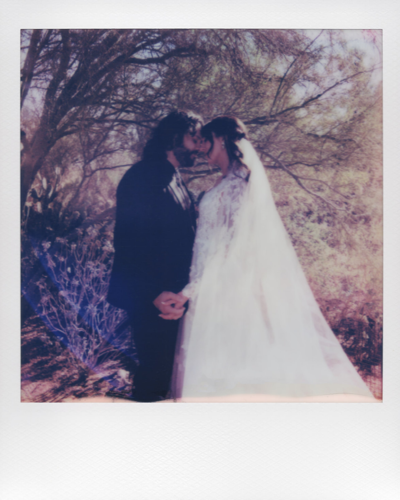 arizona desert western film wedding photography instant polaroid wedding brianna kirk photography