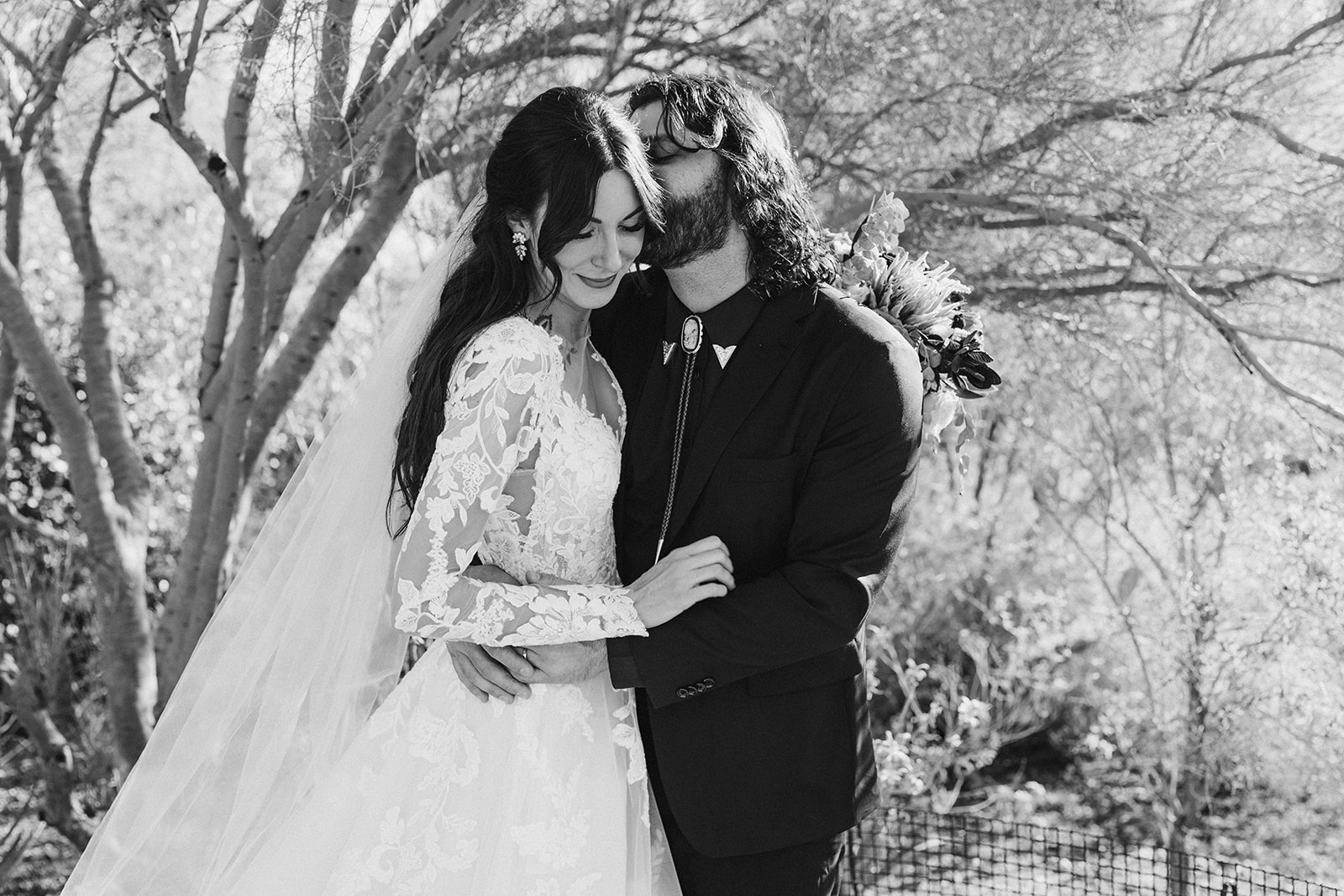 documentary editorial luxury desert wedding timeless black and white phoenix arizona brianna kirk photography