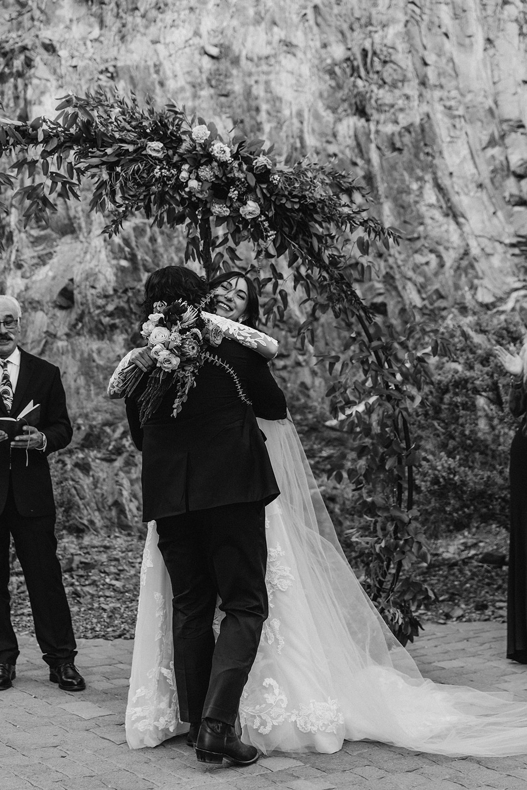 documentary timeless intimate wedding ceremony  arizona southwest destination brianna kirk photography 
