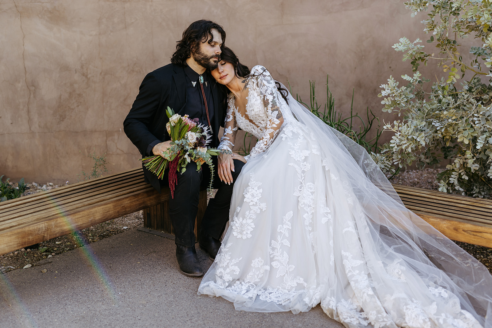 luxury destination scottsdale Arizona desert editorial wedding bride and groom portraits brianna kirk photography