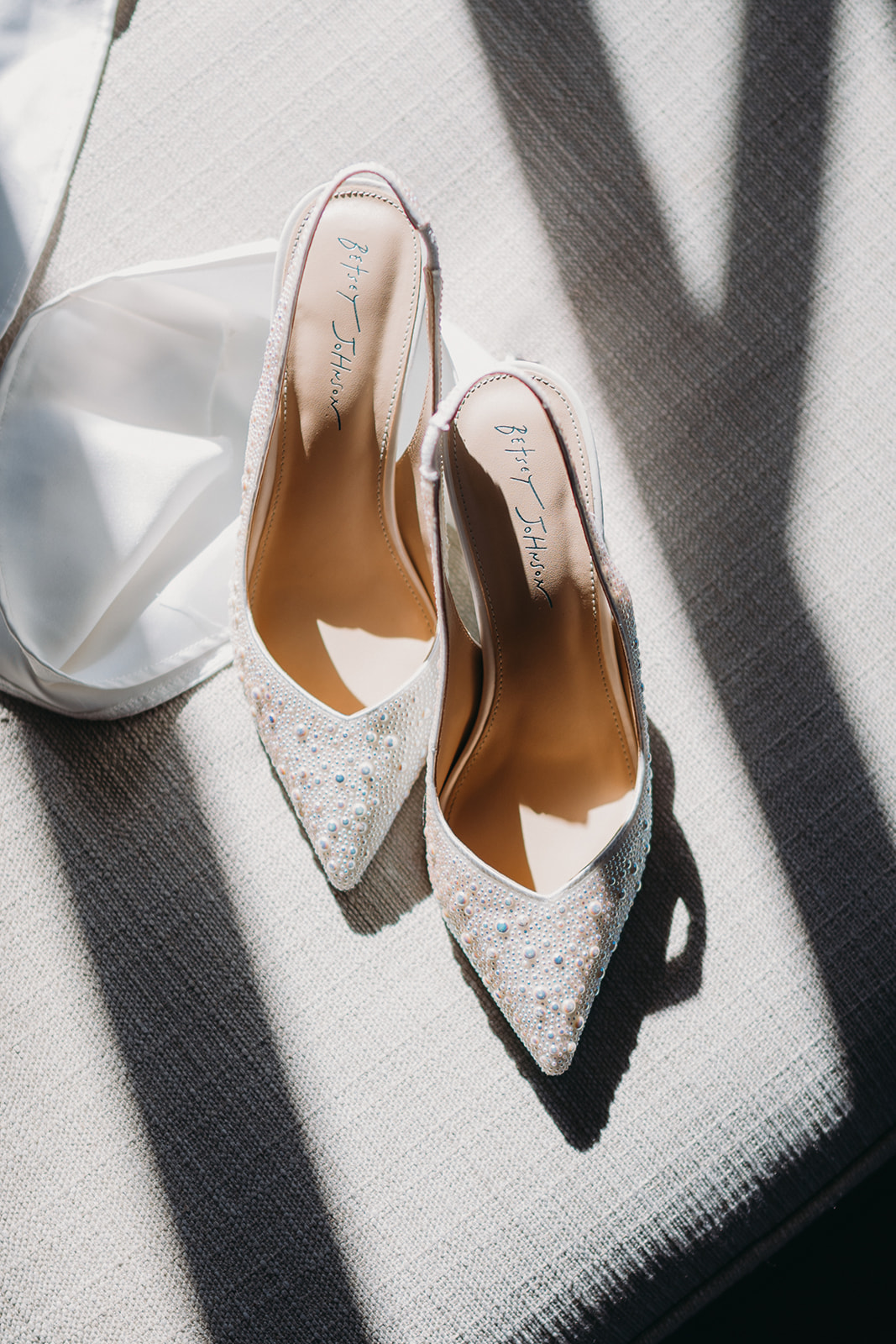 Detail of bride shoes at Patterson Mansion Wedding in Washington DC