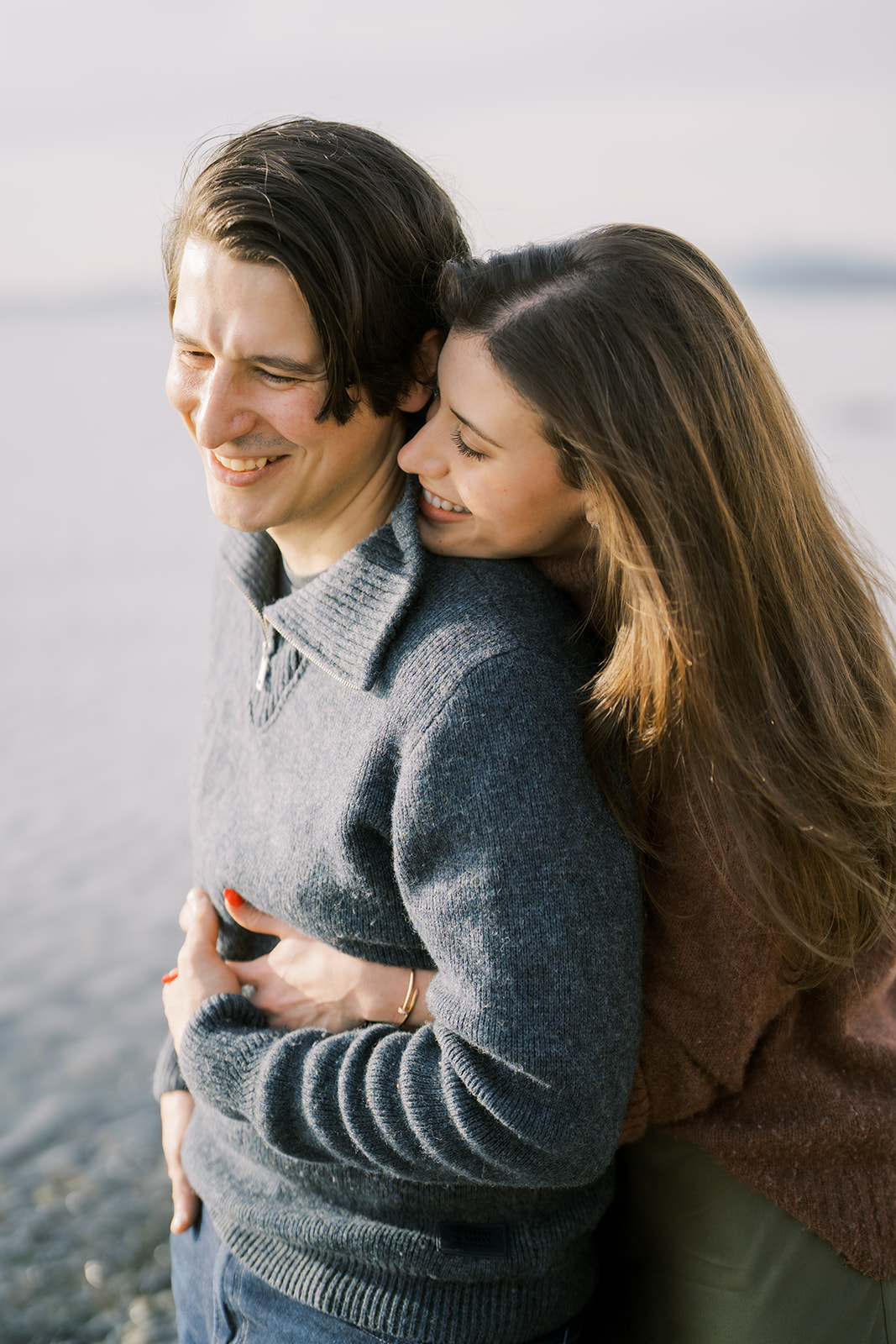 Winter West Seattle engagement session 32
