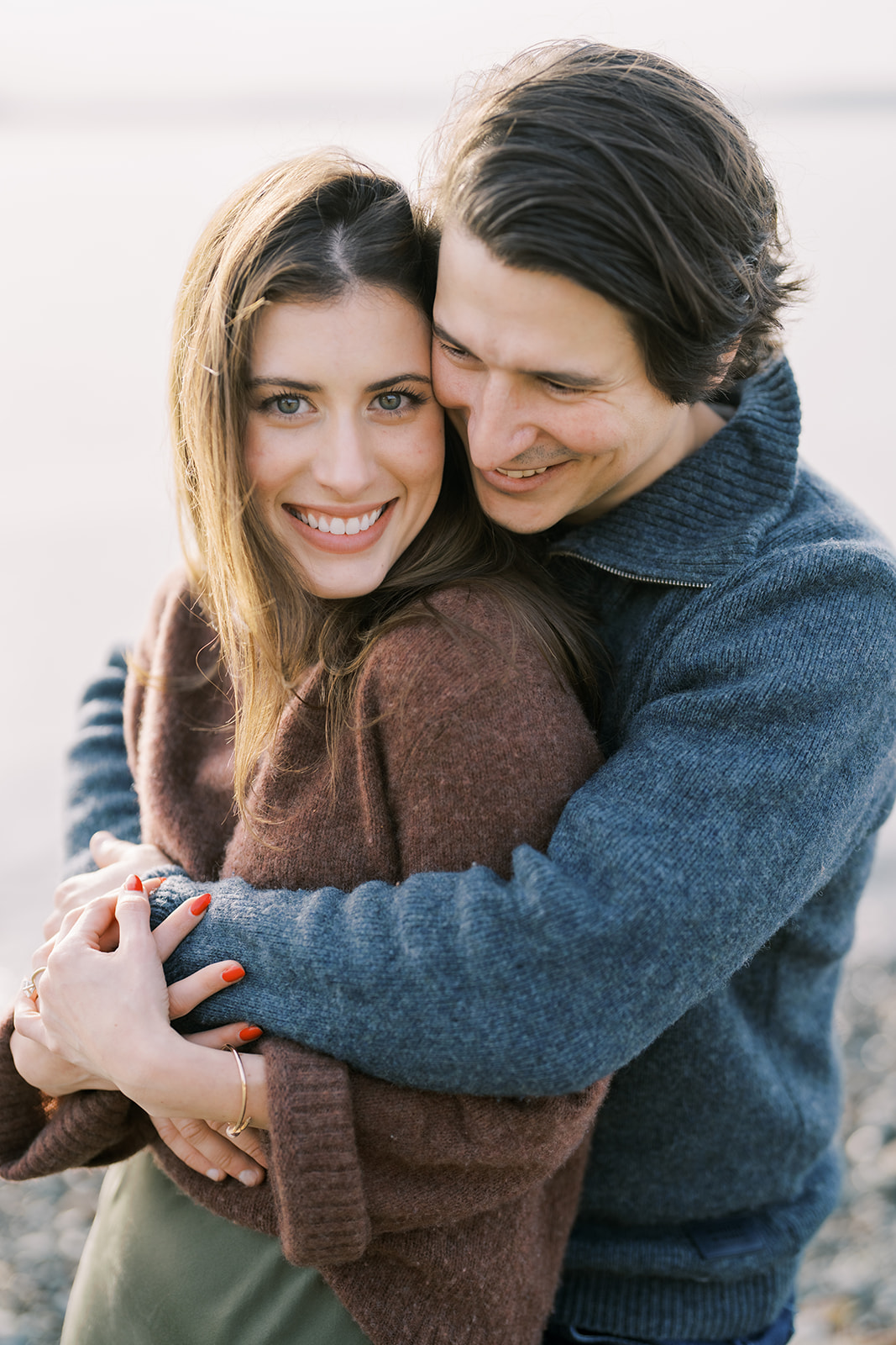 Winter West Seattle engagement session 8