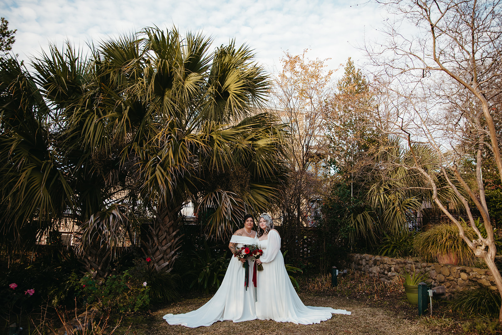 Whimsical Winter Wedding at St Thomas Preservation Hall in Wilmington