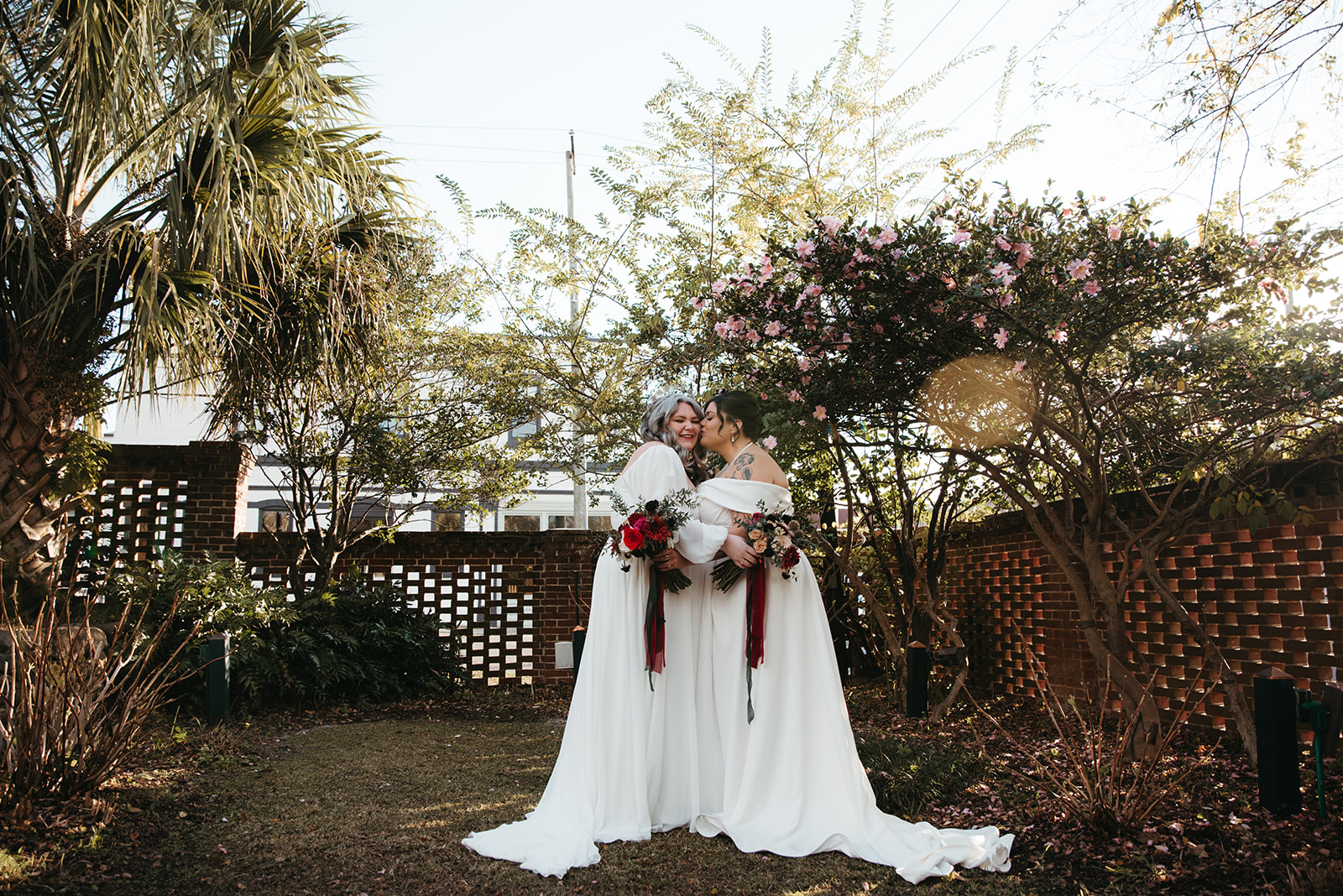 Whimsical Winter Wedding at St Thomas Preservation Hall in Wilmington
