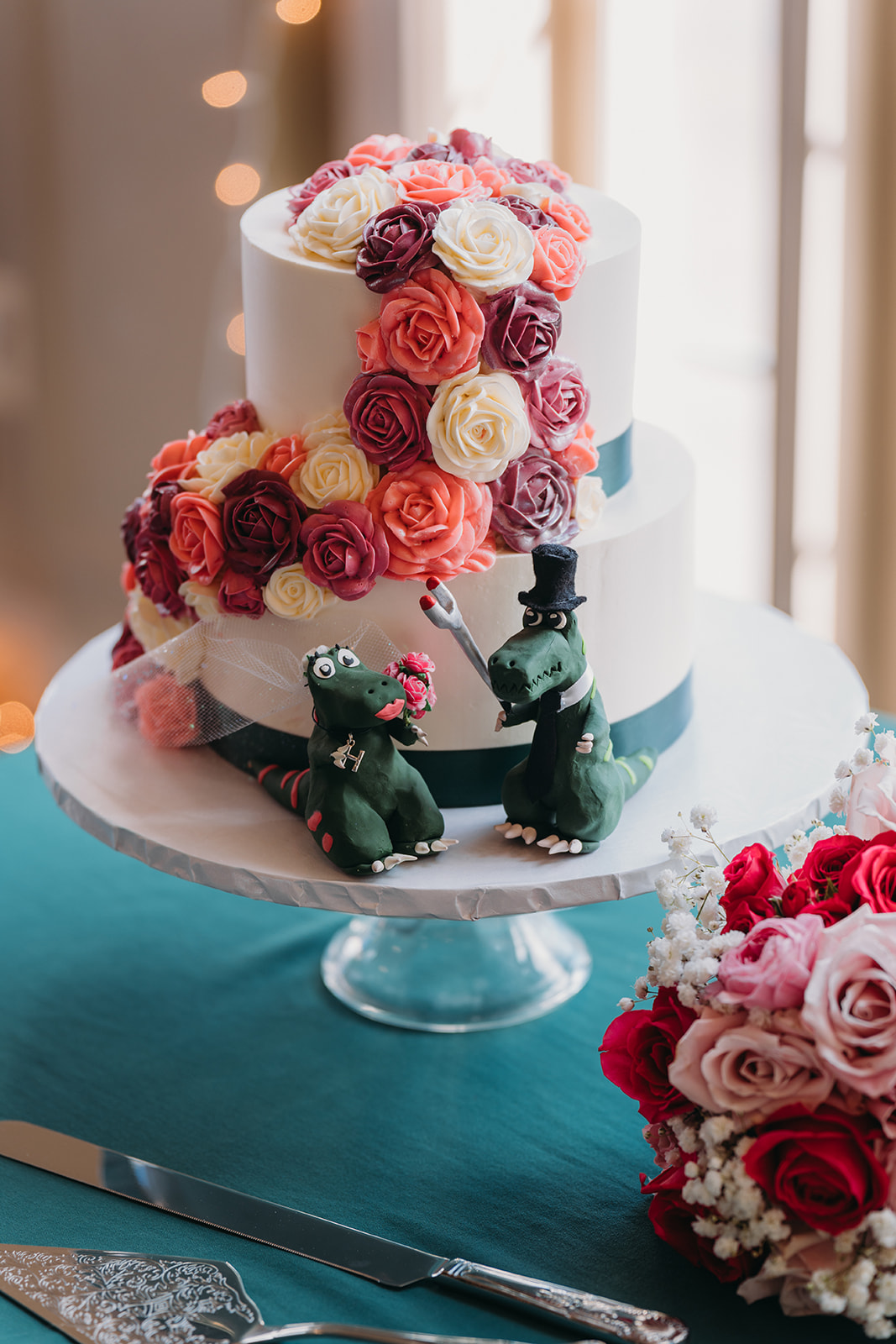wedding cake at Westfields Golf Club Wedding