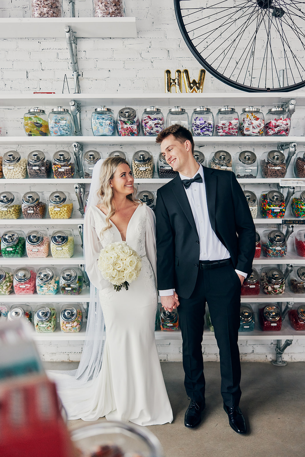 candy store wedding in northern mn