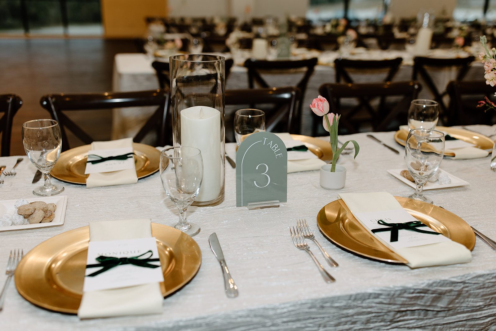 Wedding table scape