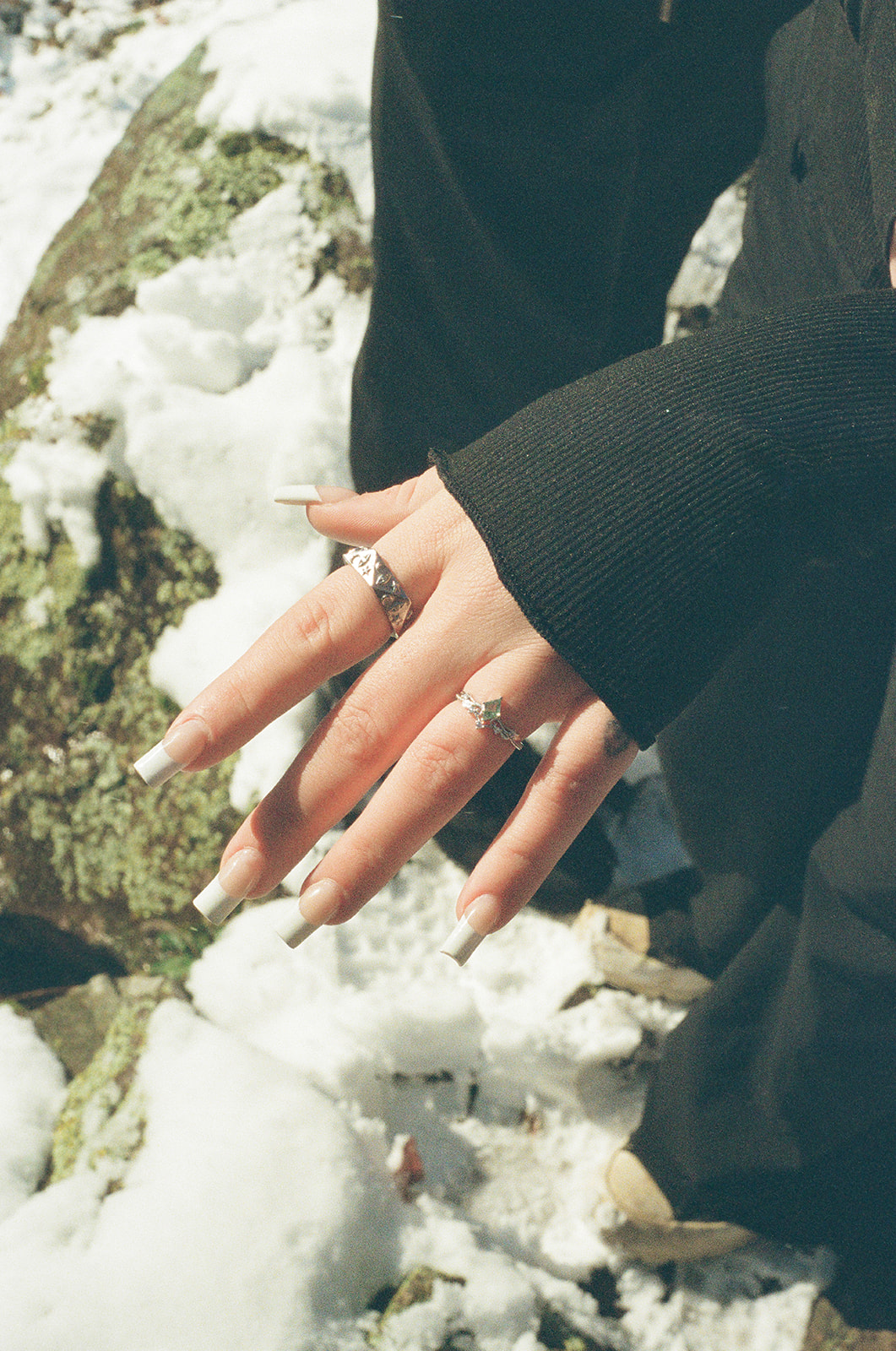 nontraditional engagement rings earthy edgy 35mm film engagement photographer brianna kirk photography 