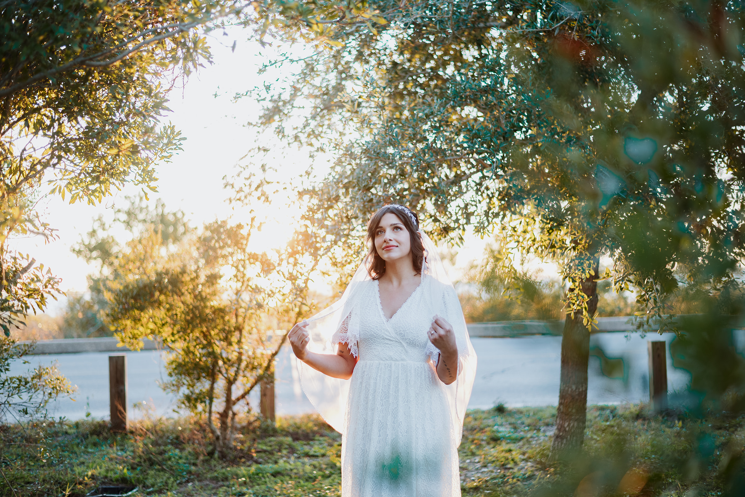 sun drenched bridal portraits ocean springs mississippi