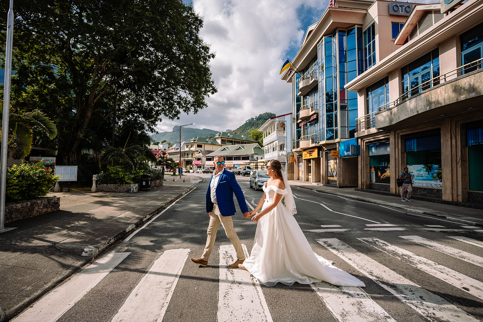 Wedding Photoshoot in Victoria, Seychelles