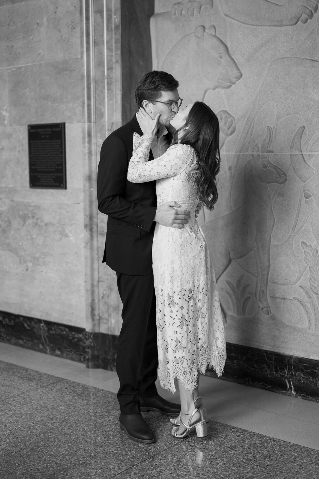 An intimate elopement at City Hall in Denver Colorado