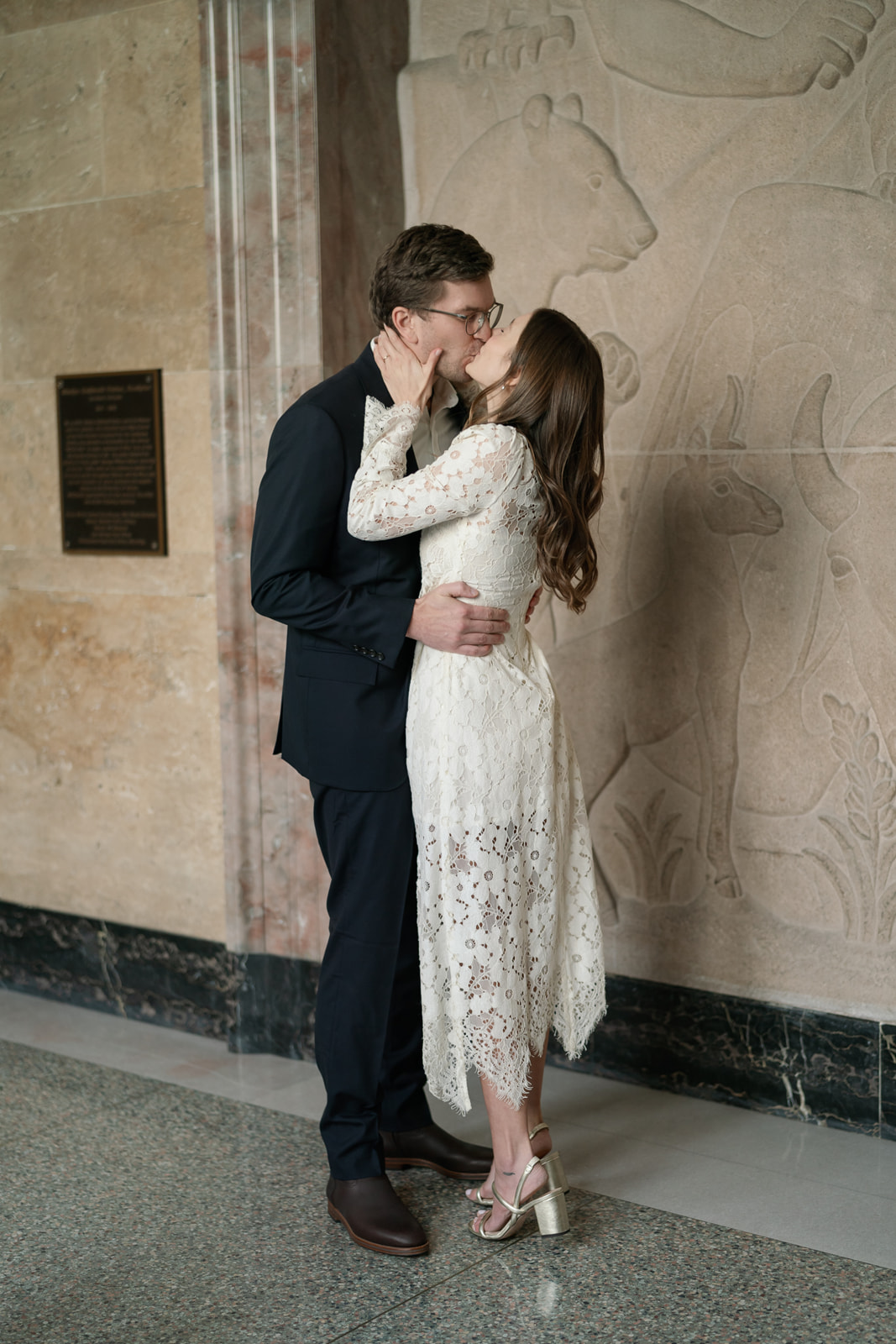 An intimate elopement at City Hall in Denver Colorado