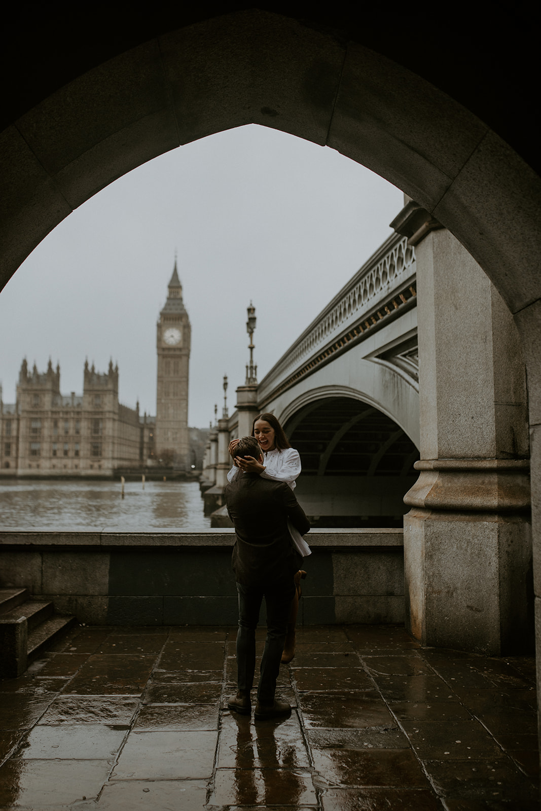 Engagement Photos with Big Ben in London England