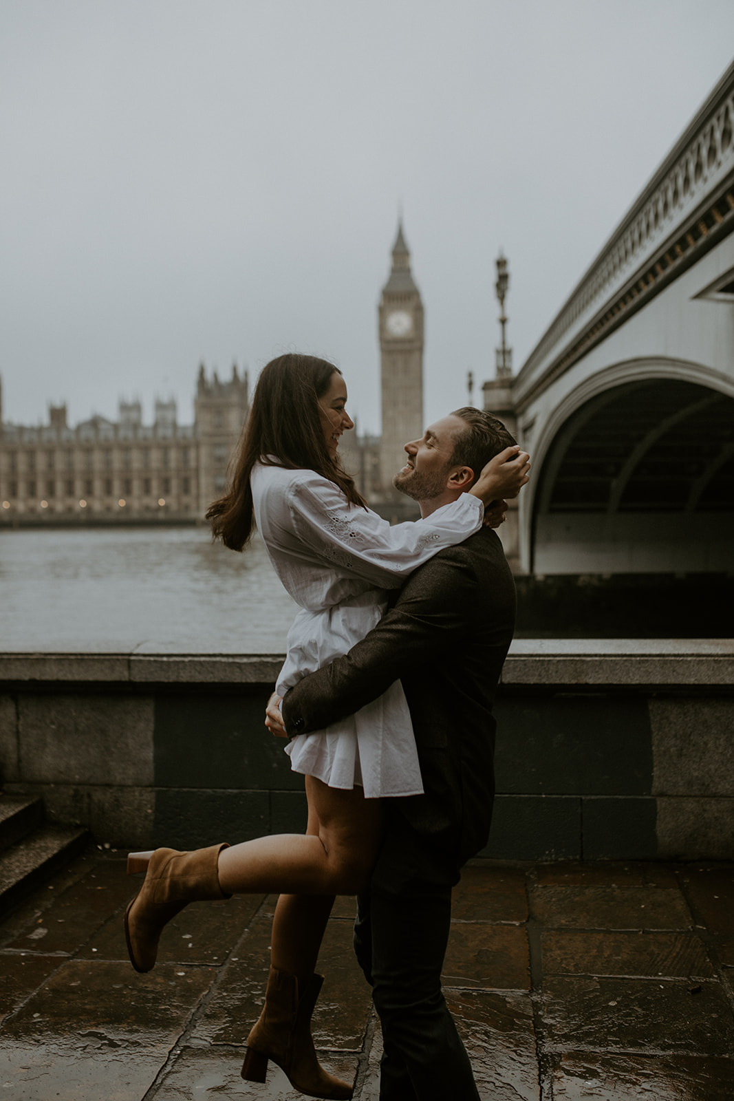 Engagement Photos with Big Ben in London England