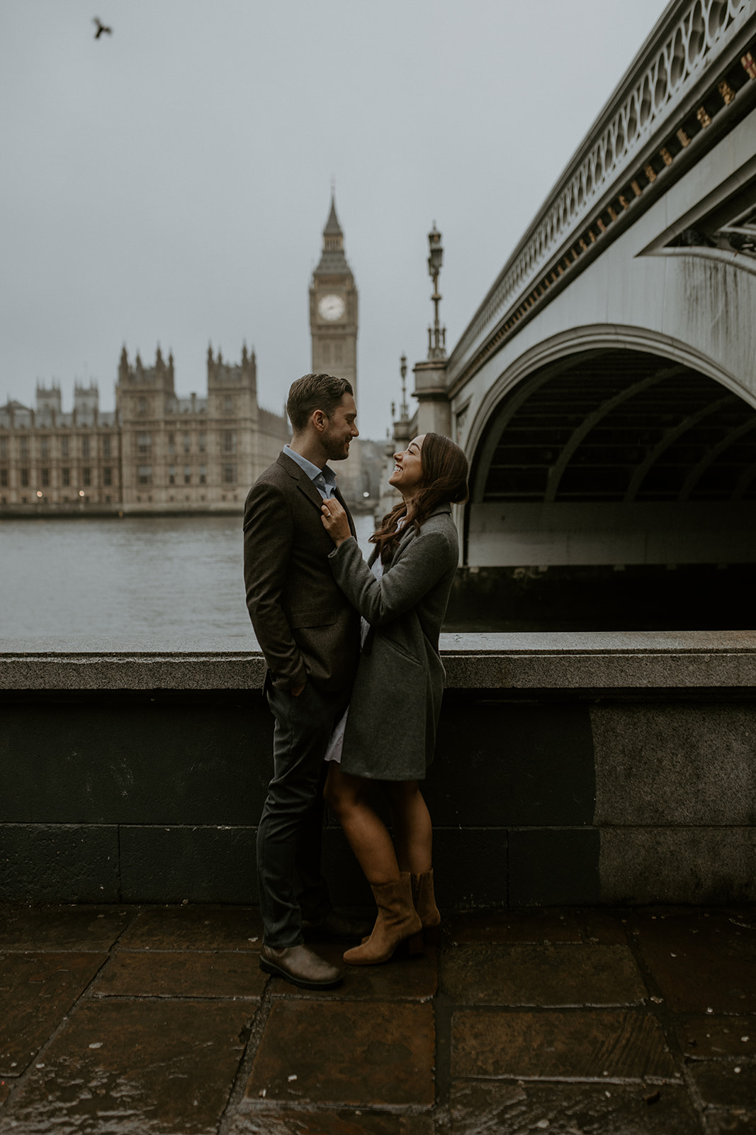 Sunrise Engagement in downtown London England