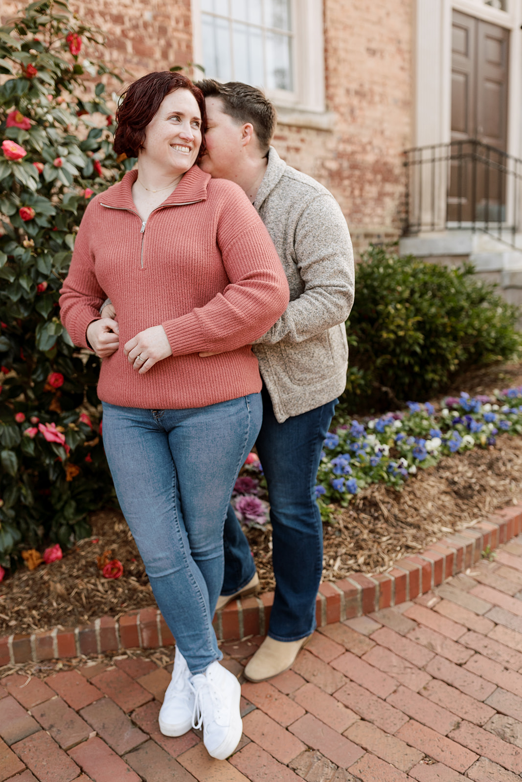 Couple at UNC Chapel Hill Campus