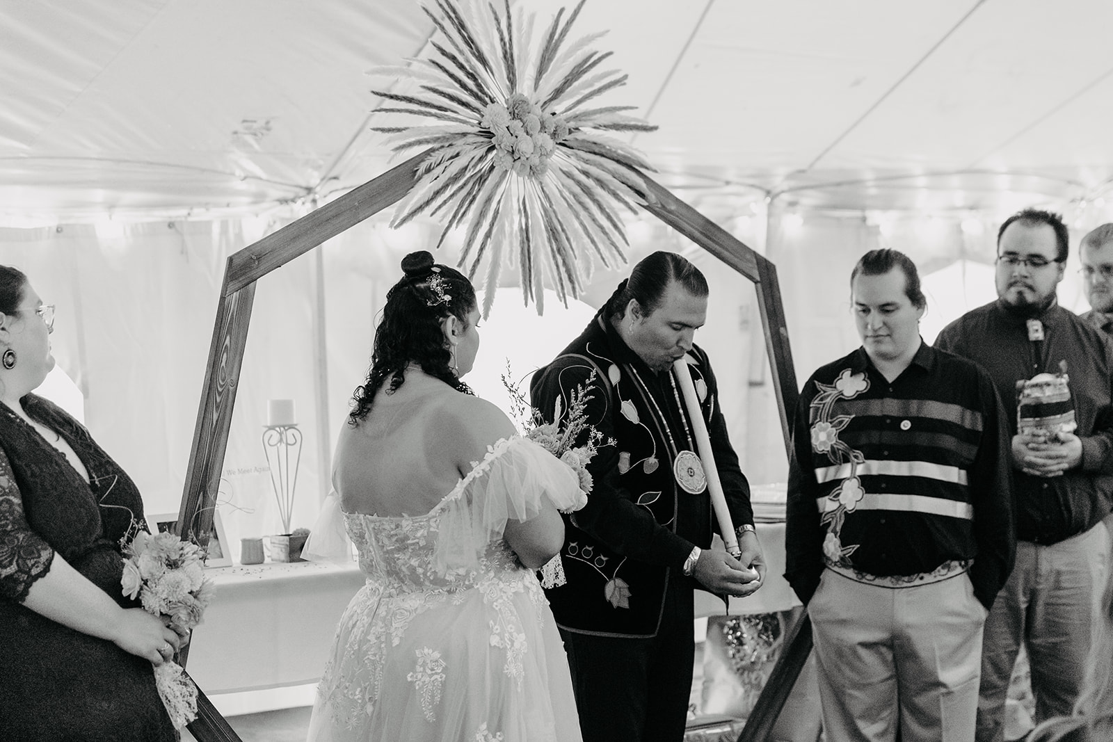documentary intimate candid northern minnesota WEDDING AT MILLE LACS BAND OF OJIBWE POW WOW ARENA