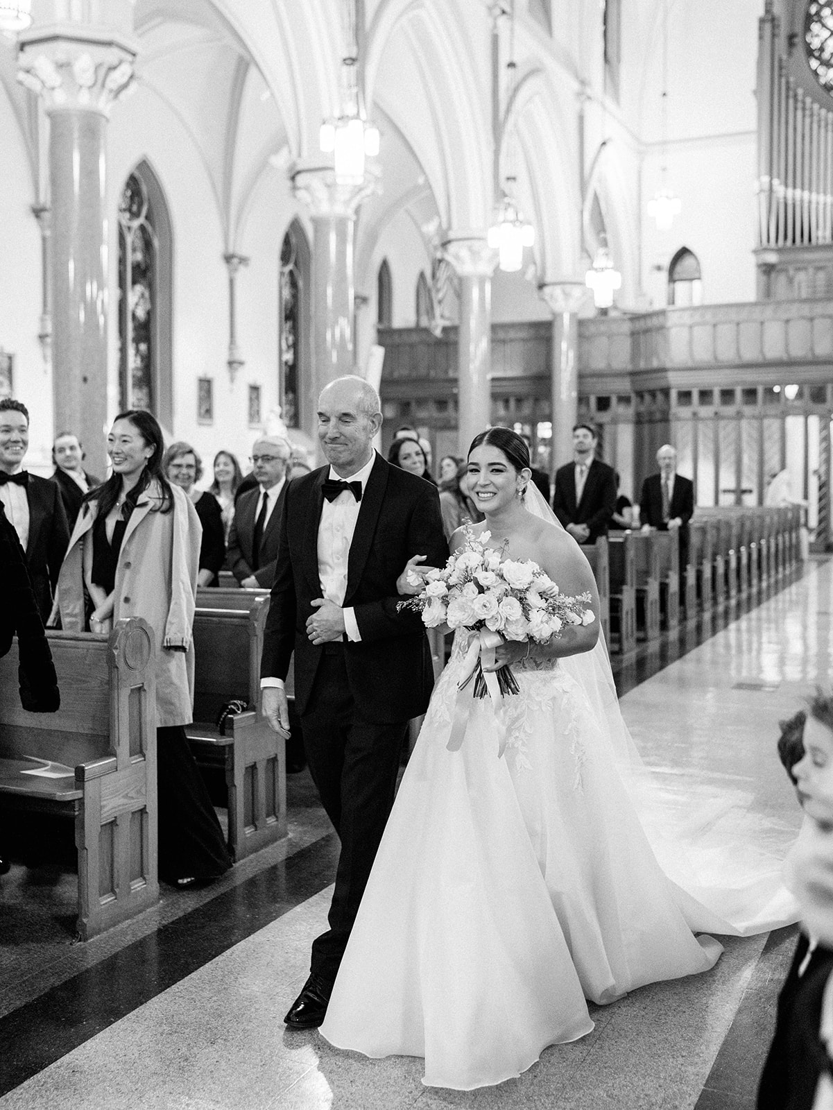 Wedding Ceremony at St Patricks Parrish in Washington DC by Jennifer Nolan 