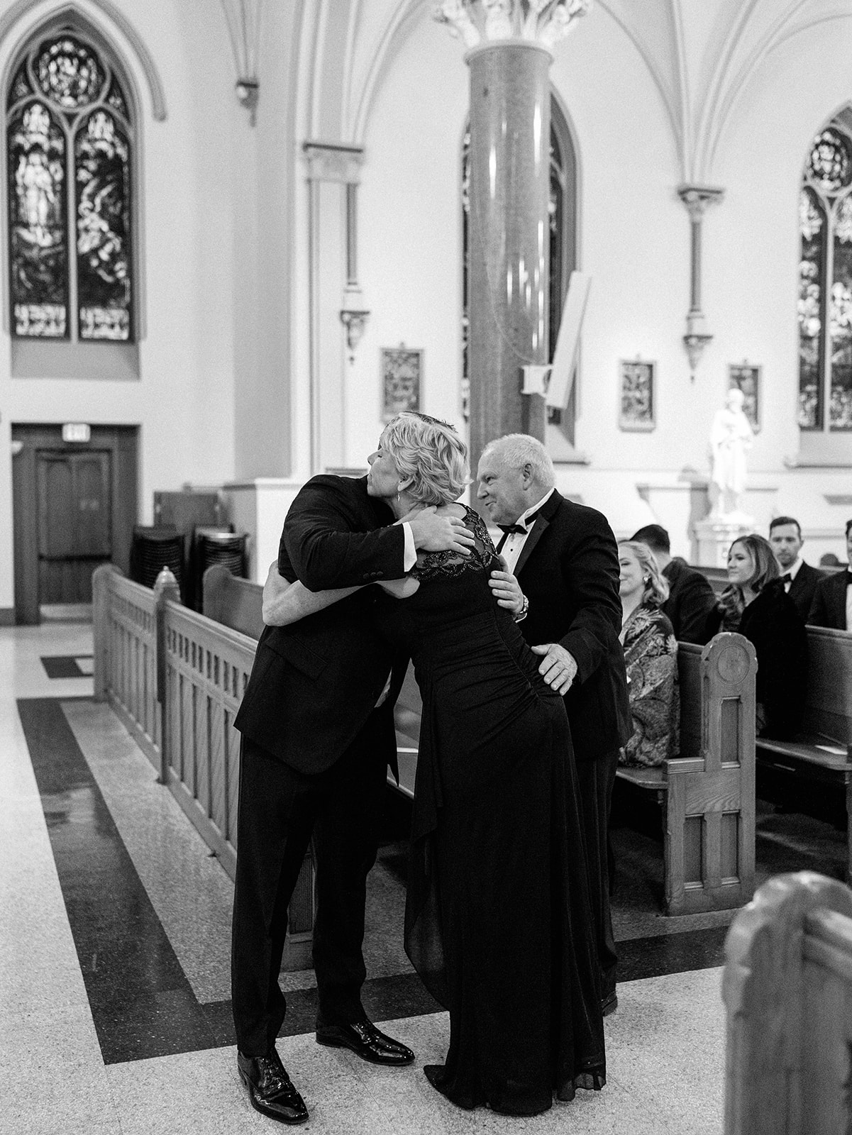 Wedding Ceremony at St Patricks Parrish in Washington DC