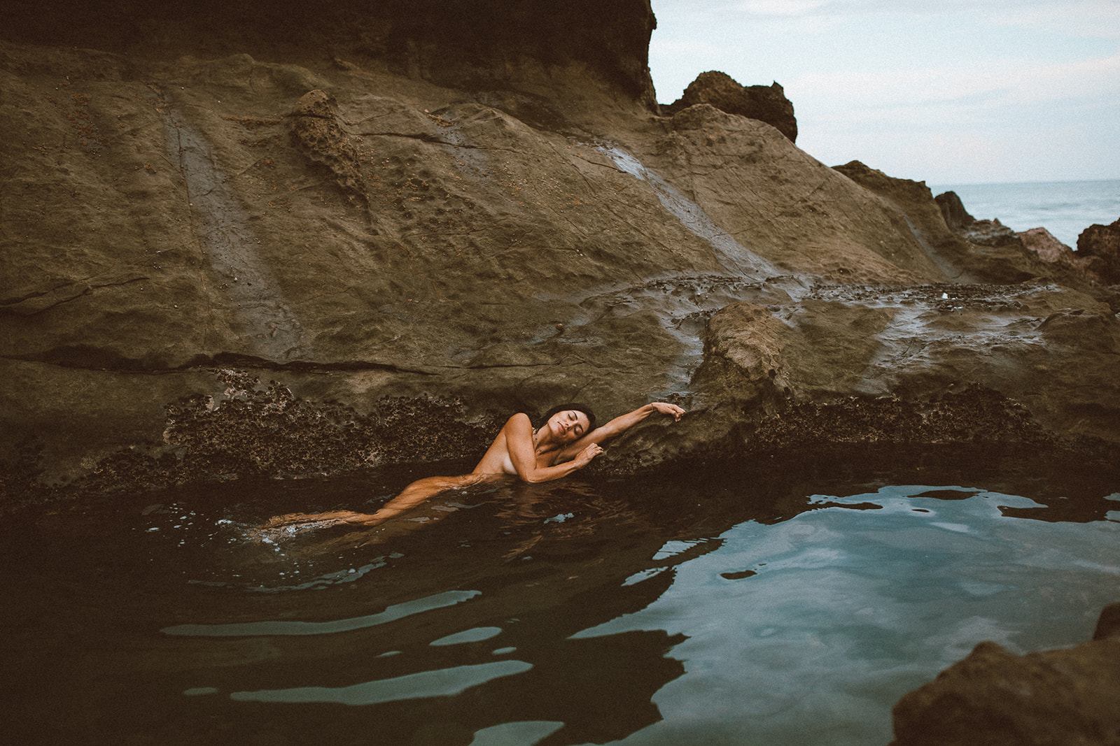 female form photography fine art nude tide pools