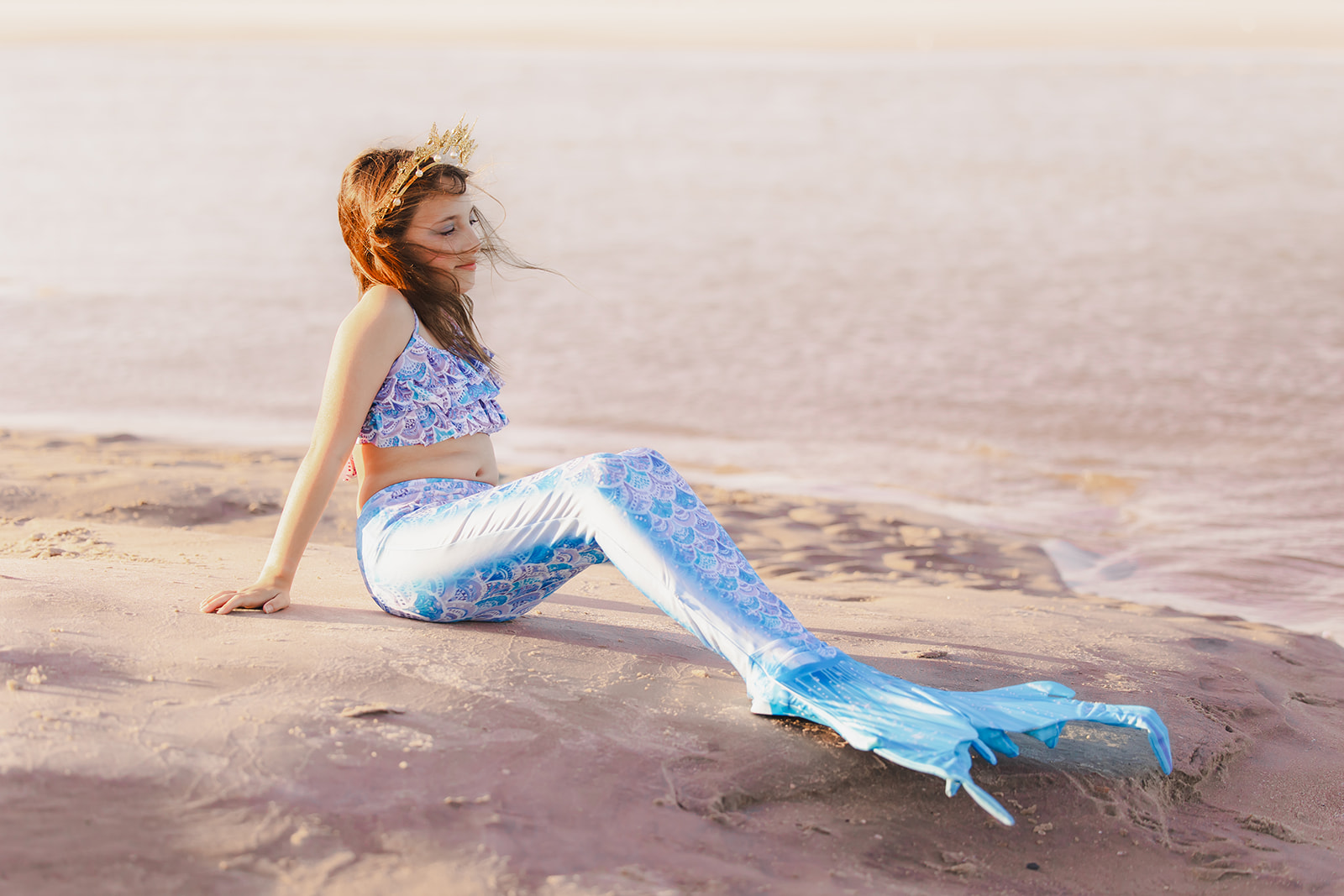 Mermaid Photoshoot on St. Simons Island and Jekyll Island 